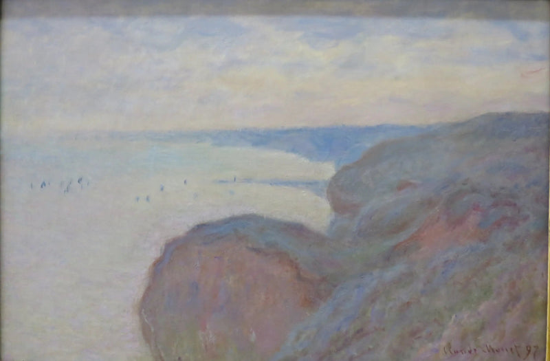Kalliot lähellä Dieppeä - Claude Monet