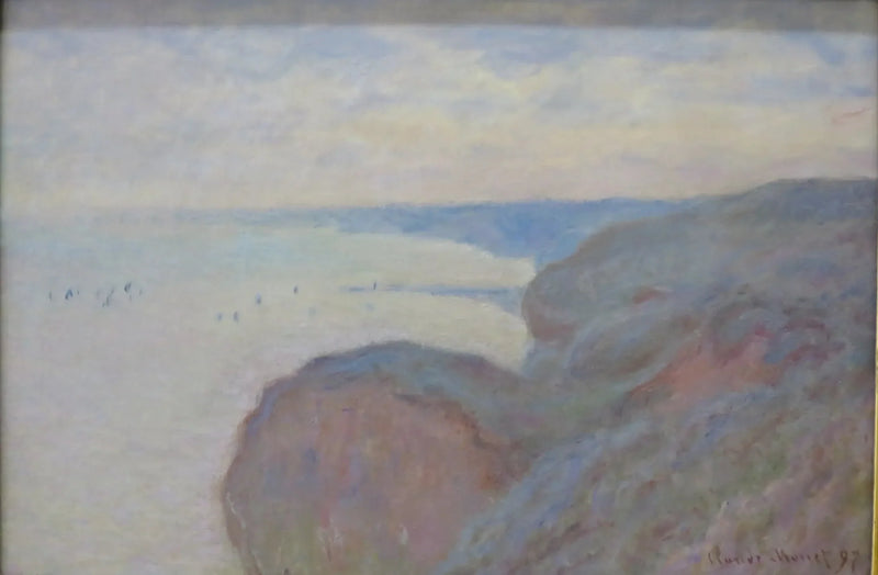 Kalliot lähellä Dieppeä - Claude Monet