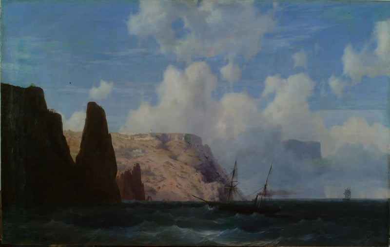 Kallioiset jyrkänteet - Ivan Aïvazovski