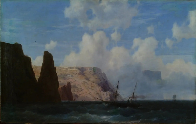 Kallioiset jyrkänteet - Ivan Aïvazovski