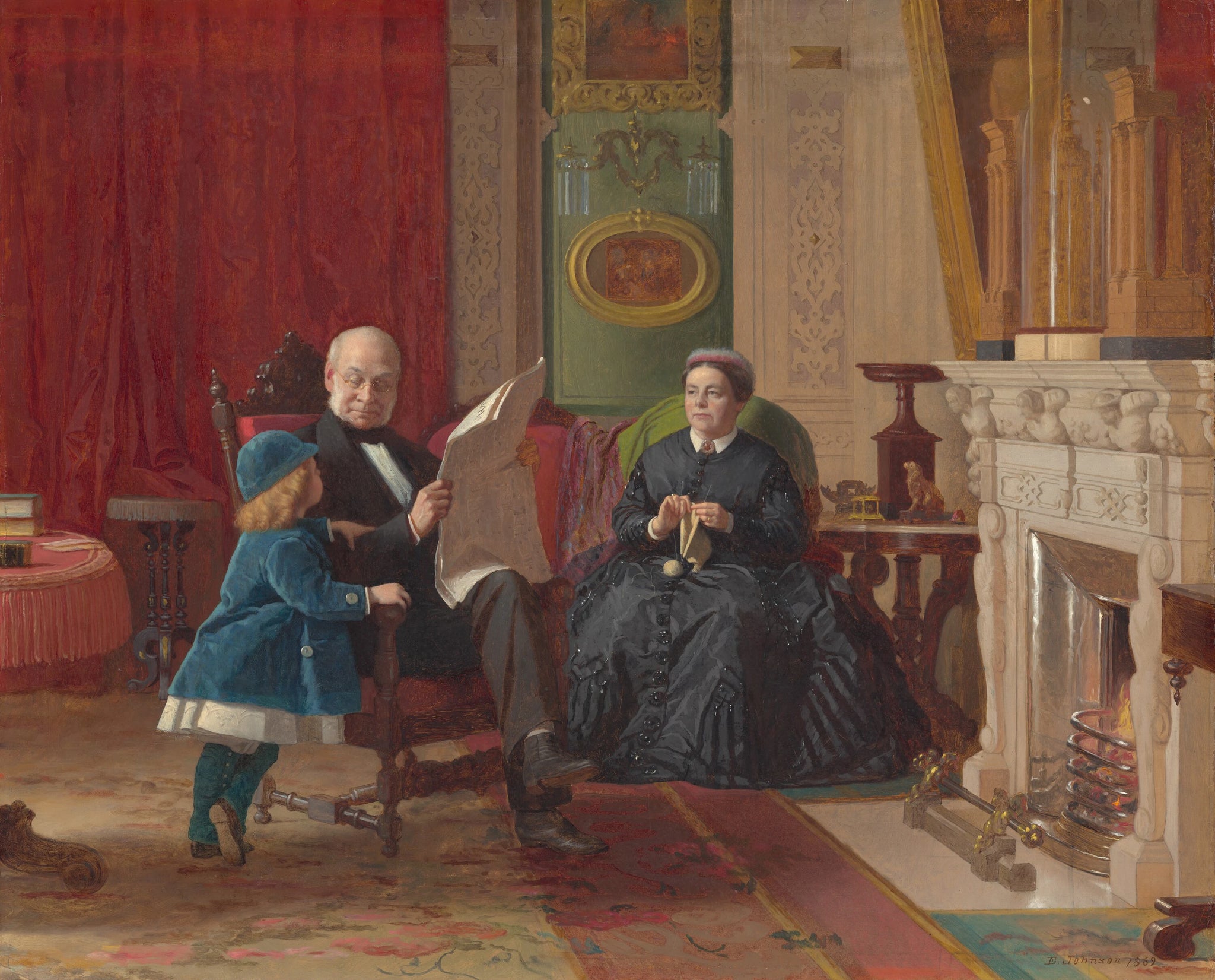 La famille Brune - Eastman Johnson