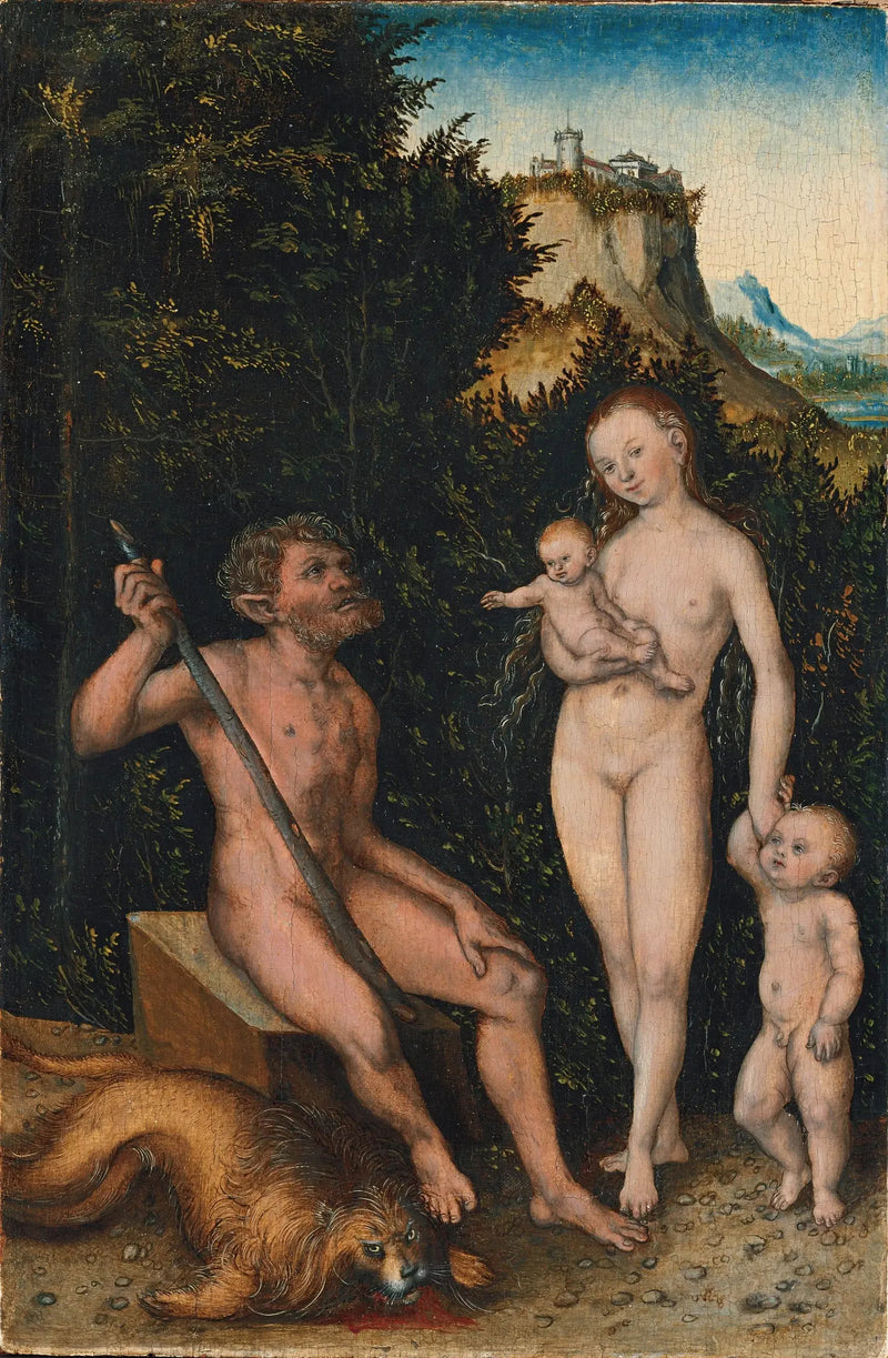 Villimiesperheen - Lucas Cranach vanha