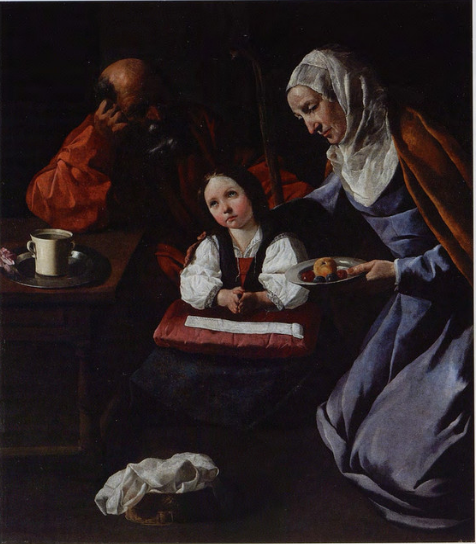 Neitsyt Marian suku - Francisco de Zurbarán