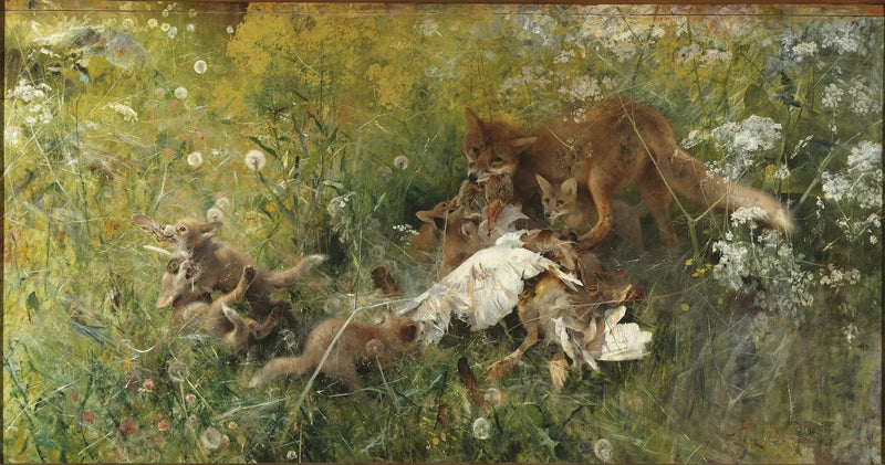 Foxin perhe - Bruno Liljefors