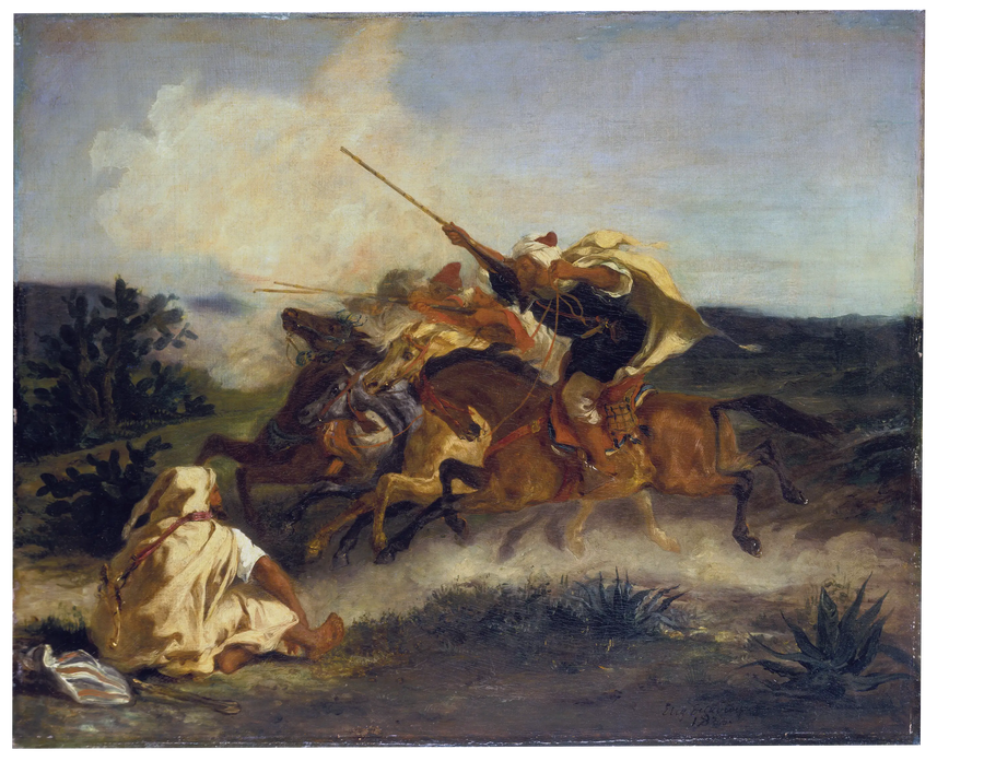 Arabialainen fantasia - Eugène Delacroix