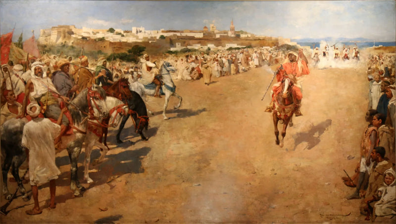 Arabialainen fantasia - Théodore van Rysselberghe