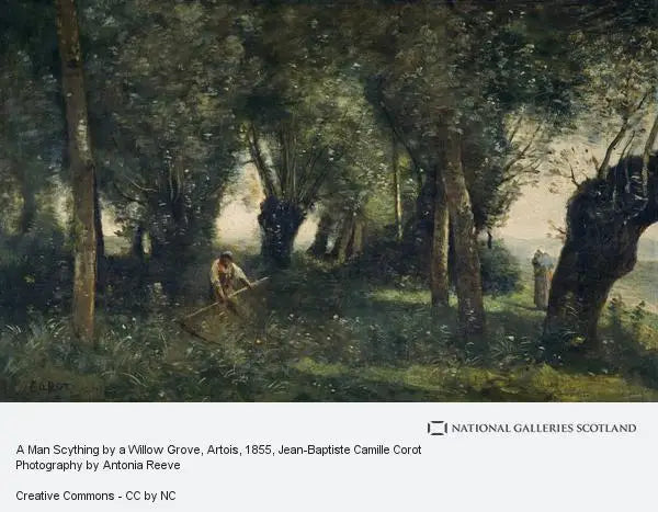 Faucheur saulaassa (Artois) - Jean-Baptiste Camille Corot