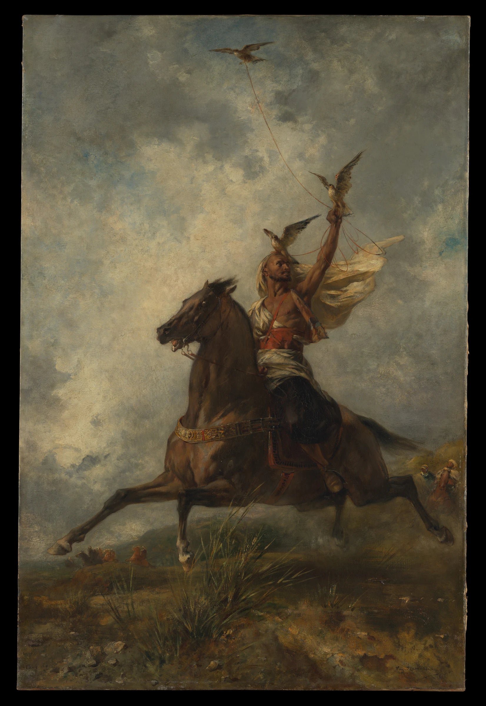 Le Fauconnier arabe - Eugène Fromentin