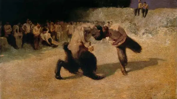 Faunien taistelu - Franz von Stuck