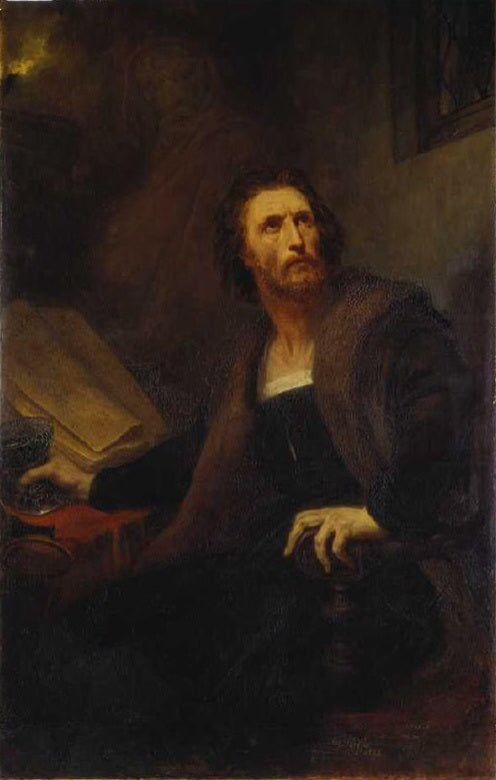 Faust à la Coupe - Ary Scheffer image 1 reproduction artisanale de tableau