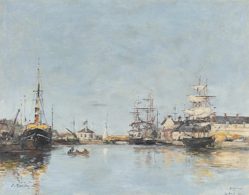 Fécamp, allas - Eugène Boudin