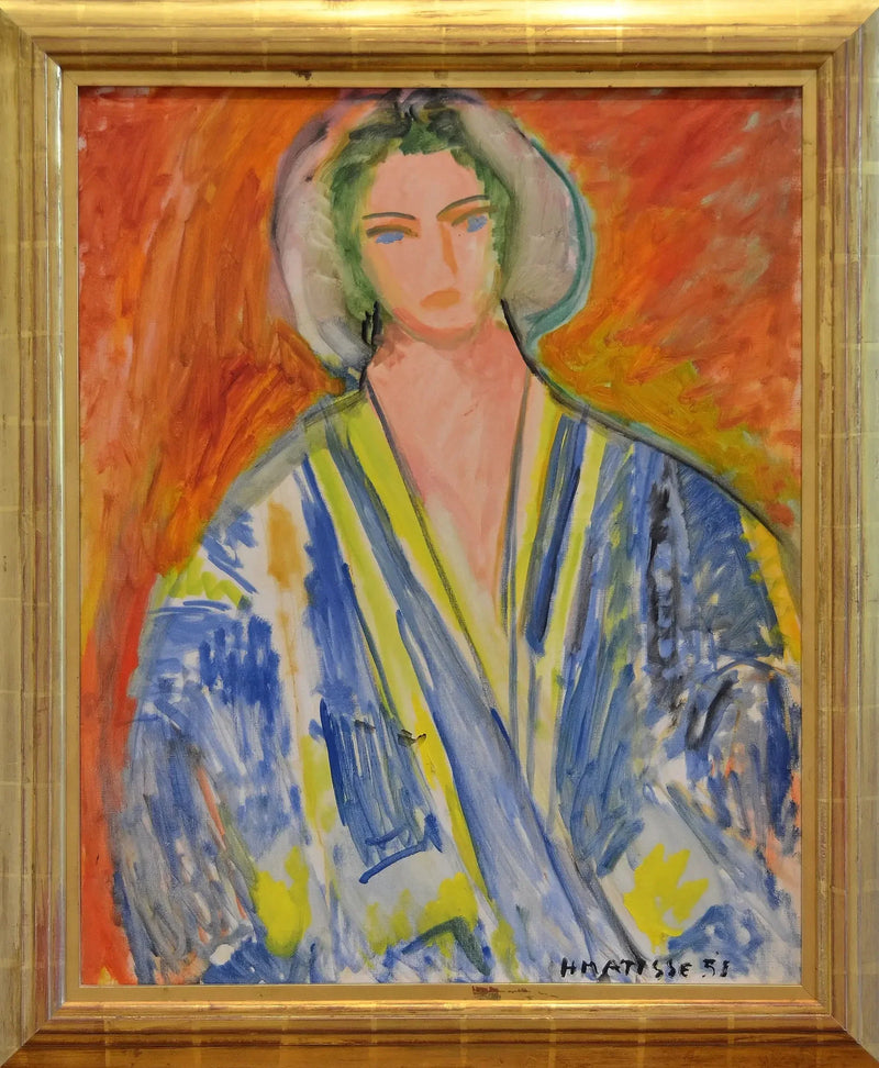 Nainen sinisessä gandourassa - Henri Matisse