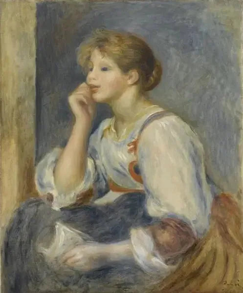 Nainen kirjeen kanssa - Pierre-Auguste Renoir