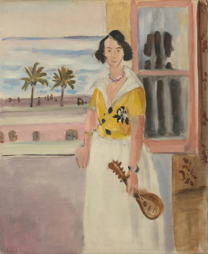 Nainen mandoliinin kanssa - Henri Matisse