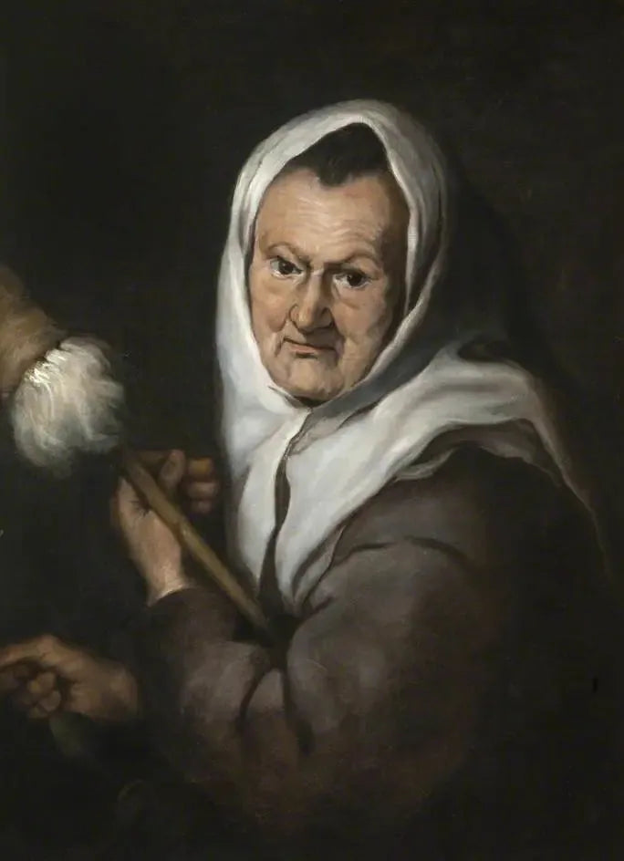Nainen kehräämällä - Bartolomé Esteban Murillo