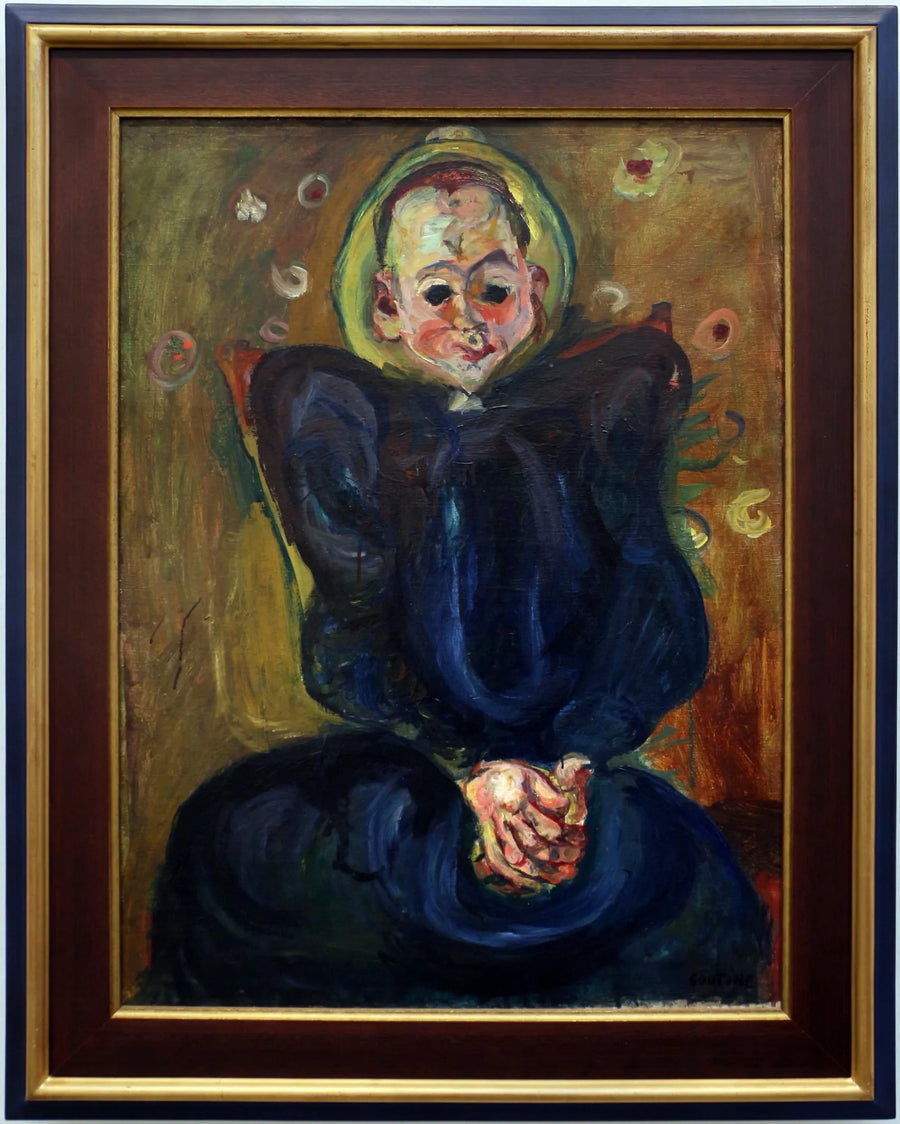 Nainen sinisessä mekossa - Chaim Soutine
