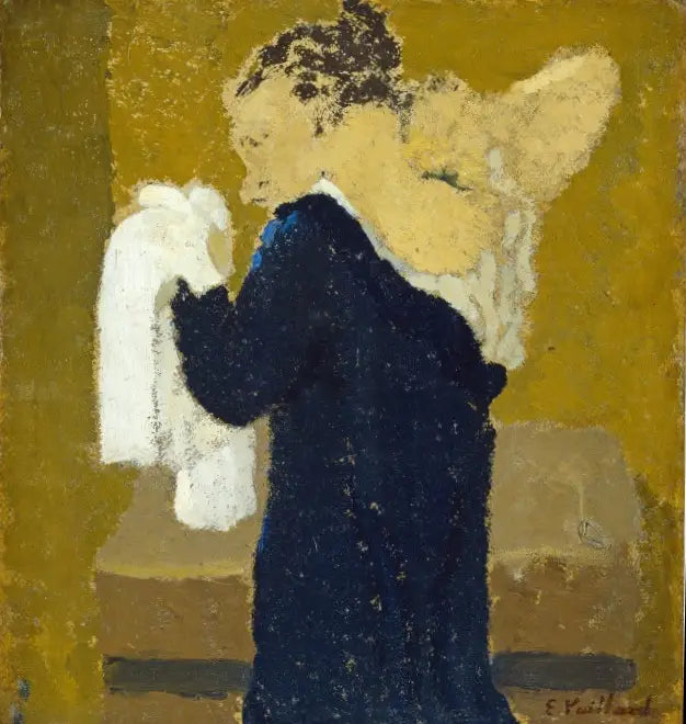 Nainen kylpyhuoneessaan - Édouard Vuillard