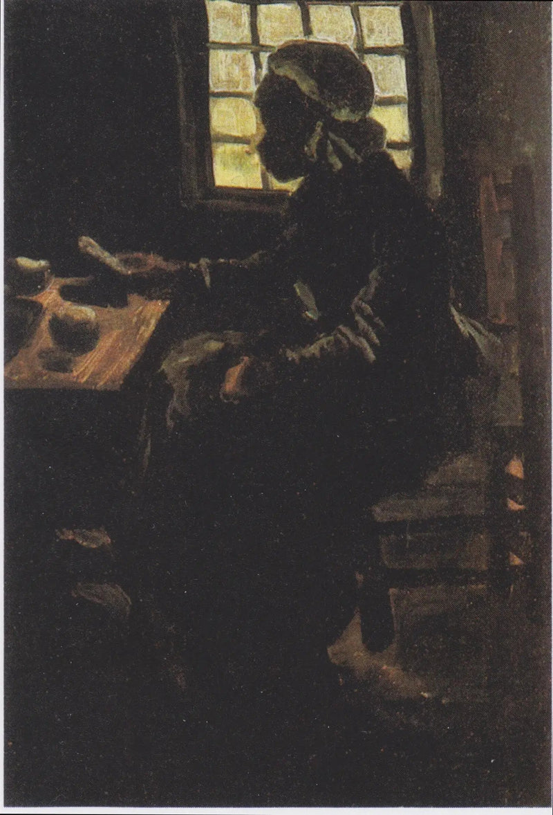 Nainen pöydän ääressä - Vincent van Gogh