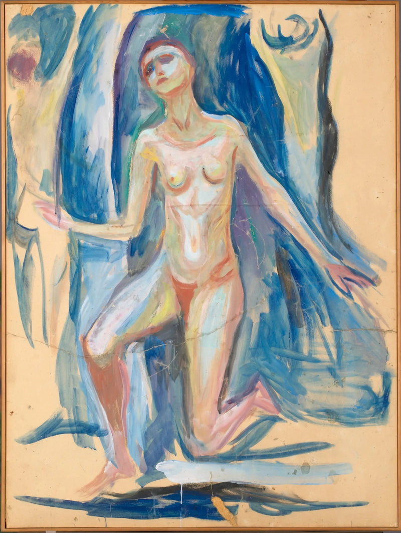 Polvistuva nainen - Edvard Munch