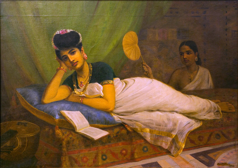 Nainen makaa - Ravi Varmâ