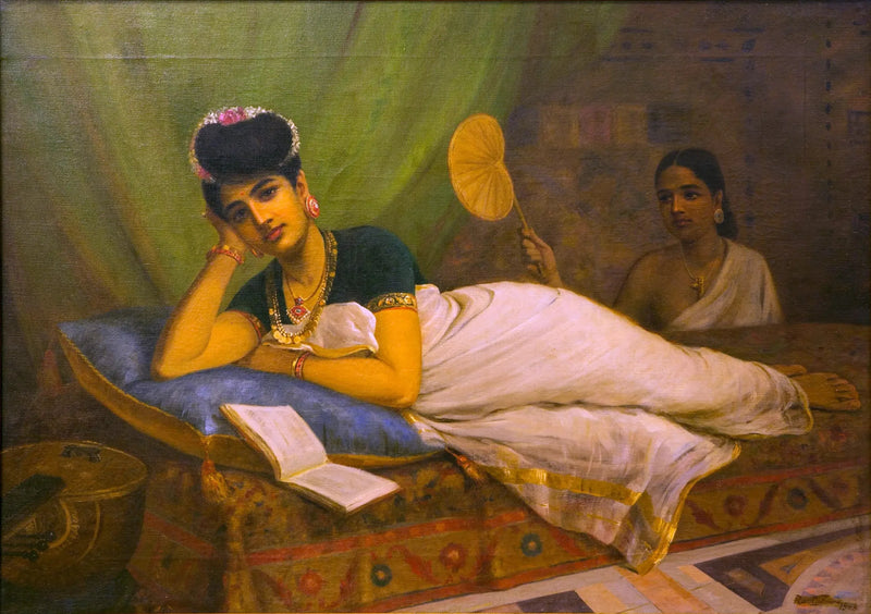 Nainen makaa - Ravi Varmâ