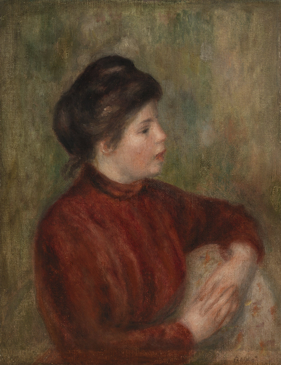 Tuoliin nojautuva nainen - Pierre-Auguste Renoir