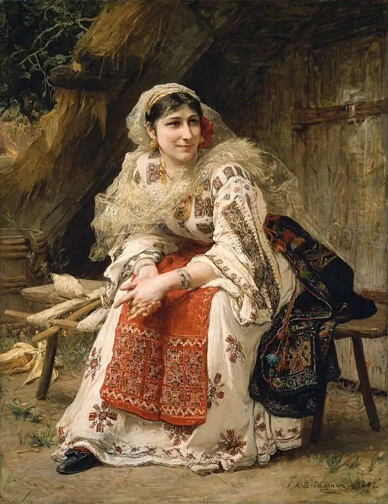 Armenianainen nainen. - Frederick Arthur Bridgman