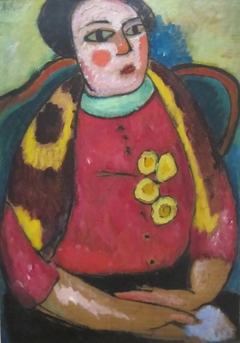 Istuva nainen - Alexej von Jawlensky