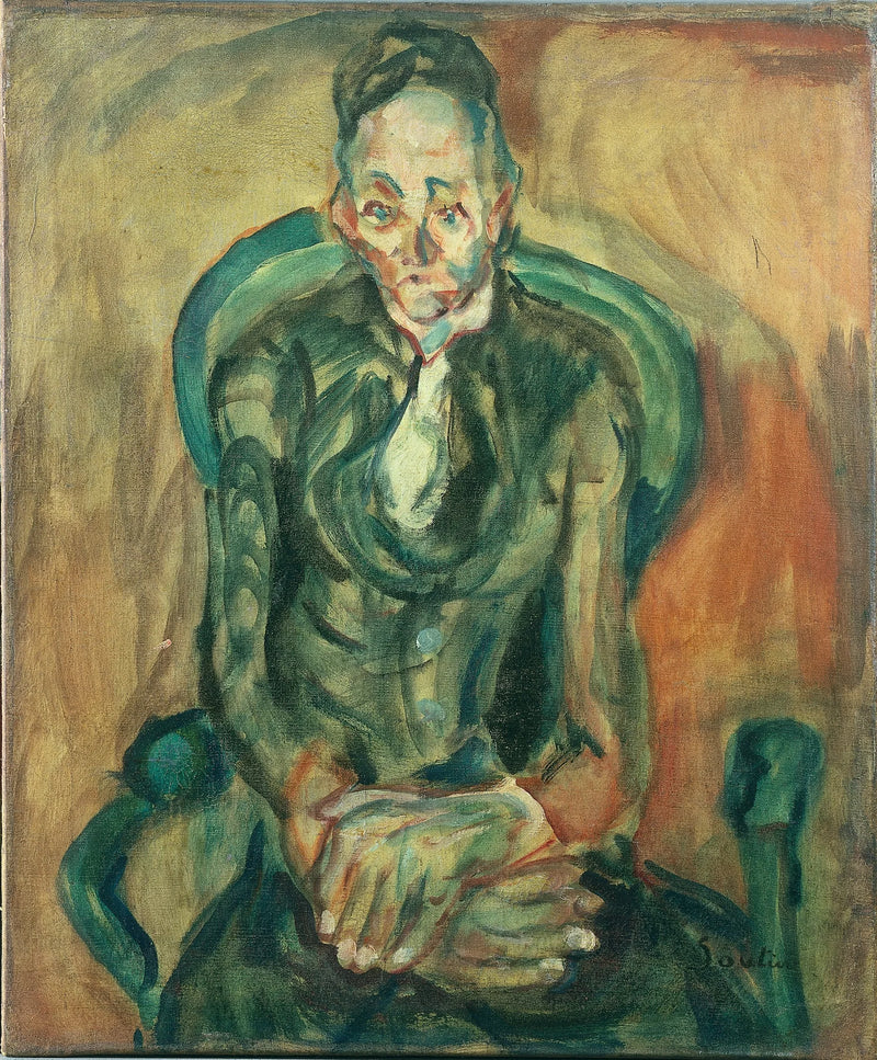 Istuva nainen - Chaim Soutine