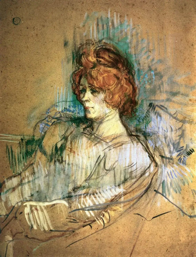 Istuva nainen - Henri de Toulouse-Lautrec