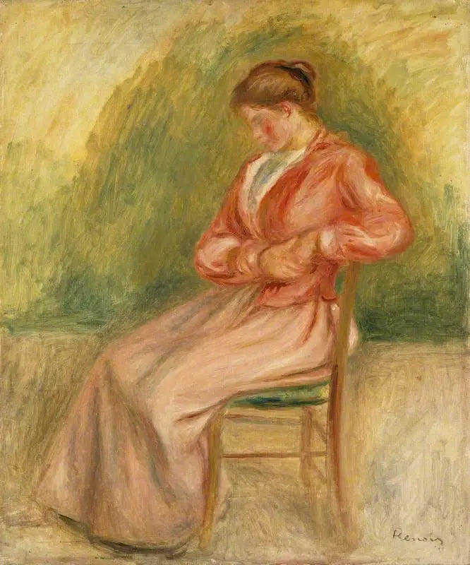 Istuva nainen - Pierre-Auguste Renoir
