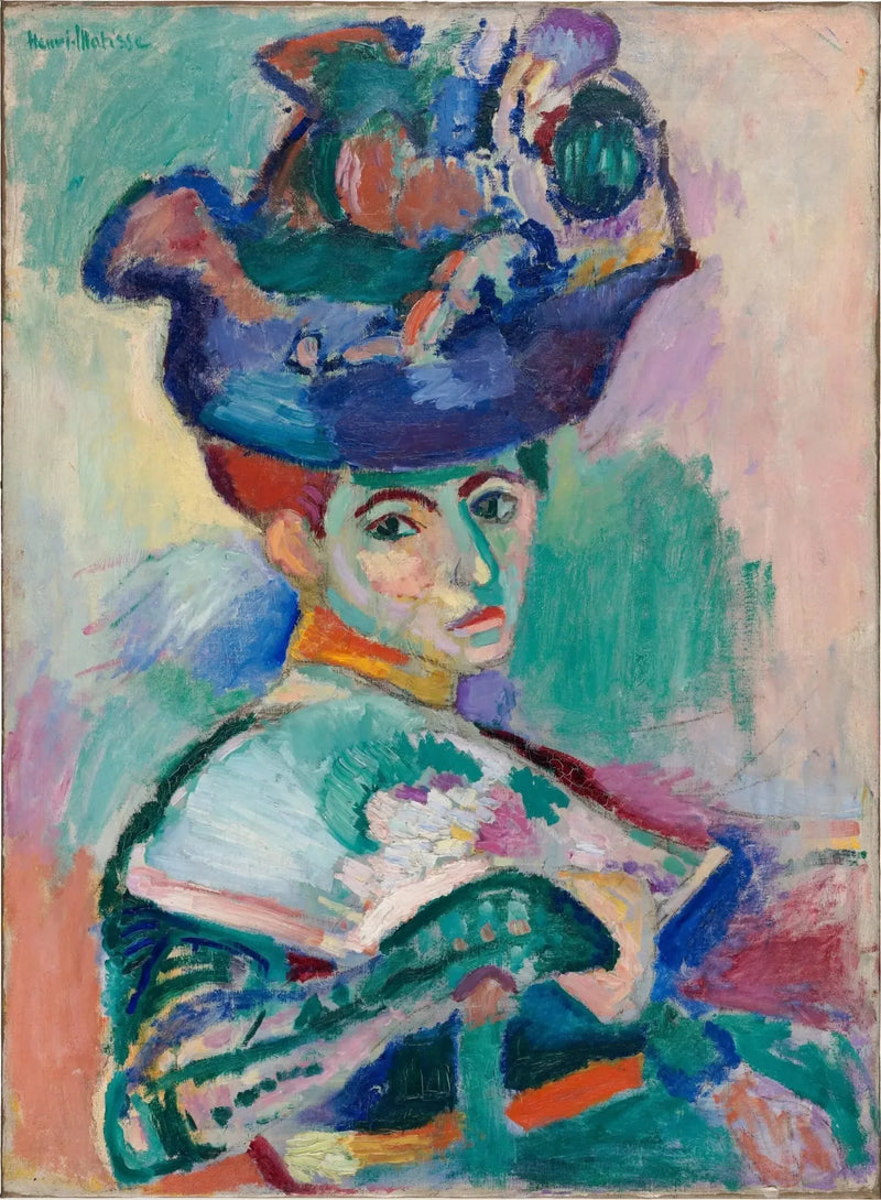 Hattuinen nainen - Henri Matisse