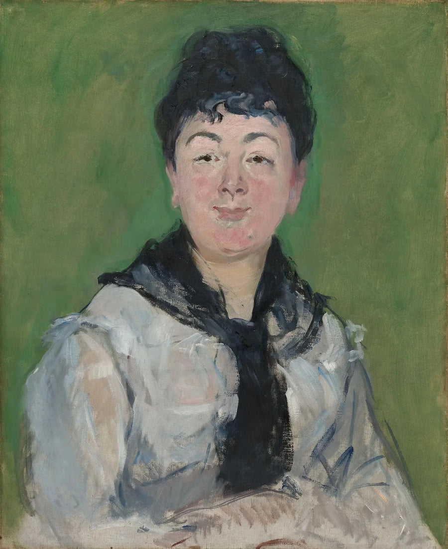 Mustahuivinen nainen - Édouard Manet