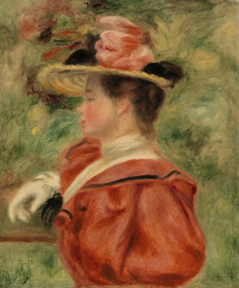 Nainen hansikkaassa - Pierre-Auguste Renoir