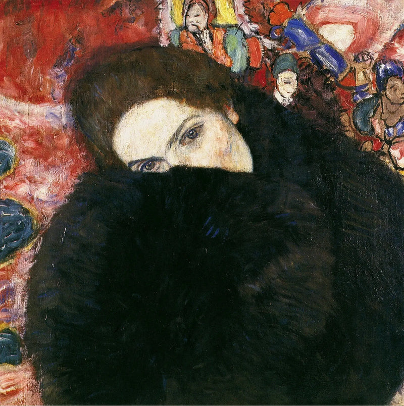 Nainen käsineellä - Gustav Klimt