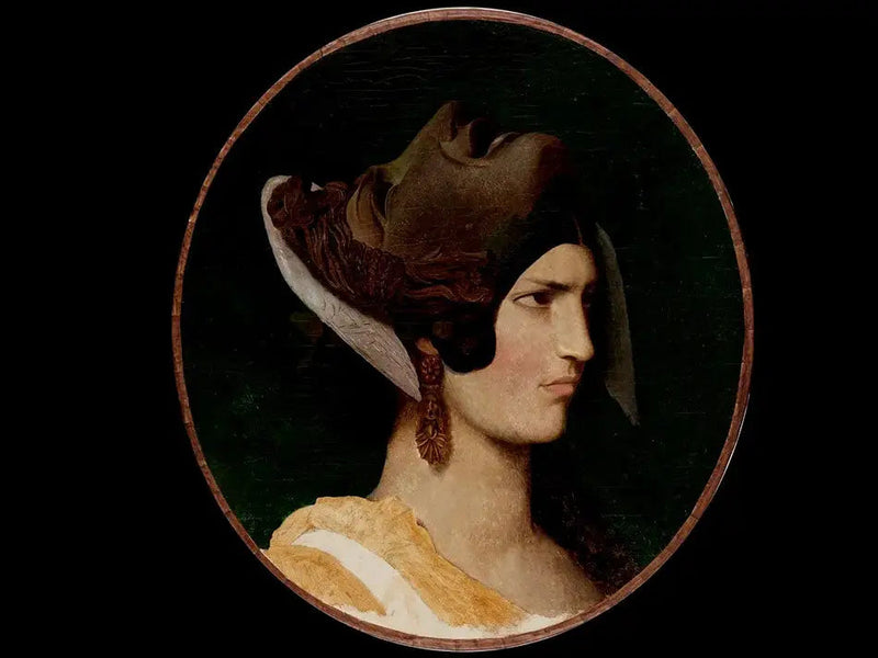Antiikin naamioinen nainen - Jean-Léon Gérôme