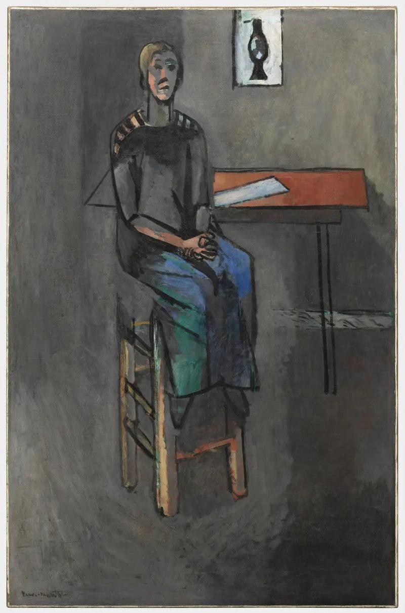 Nainen jakkaralla - Henri Matisse