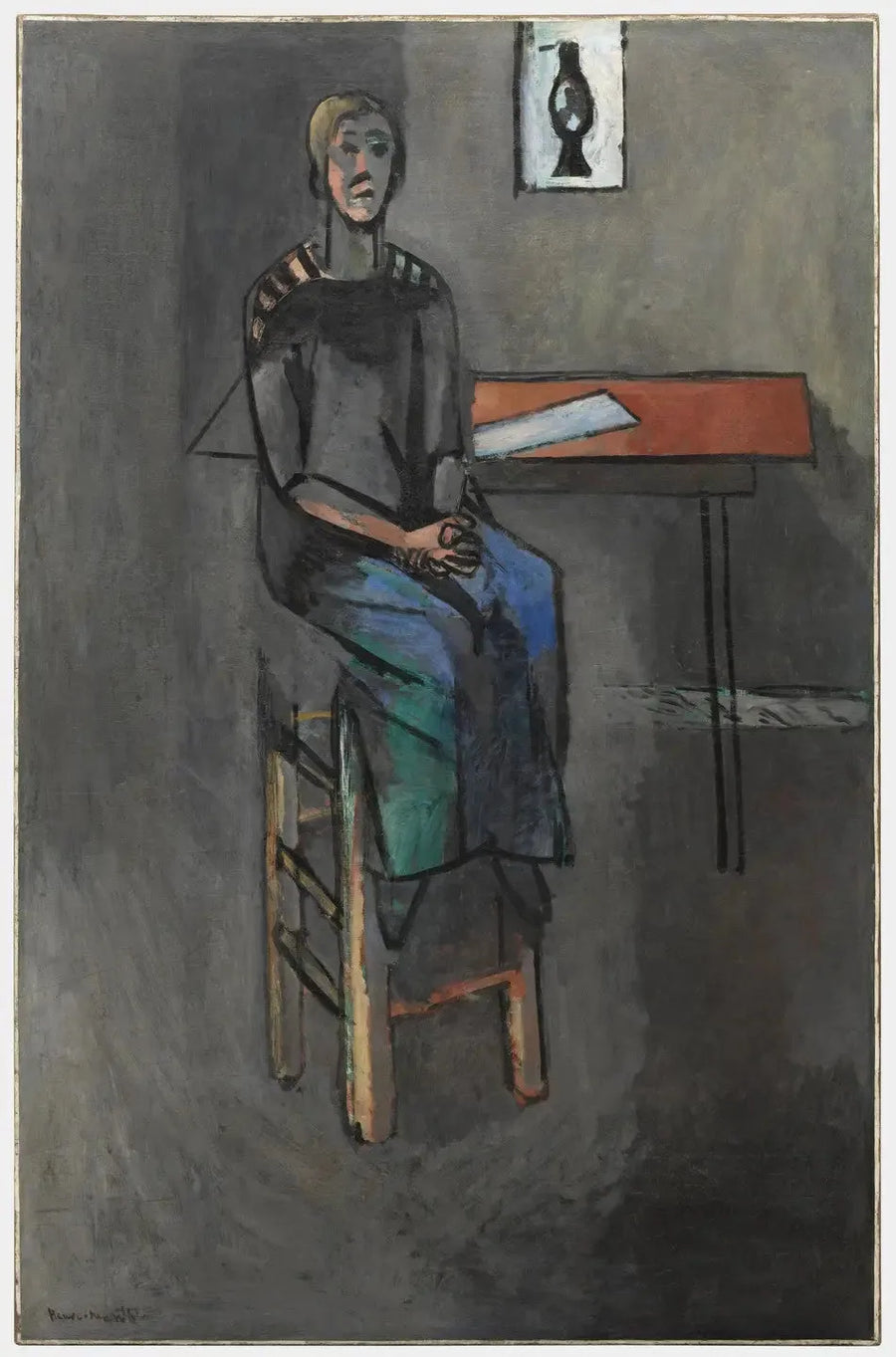 Nainen jakkaralla - Henri Matisse