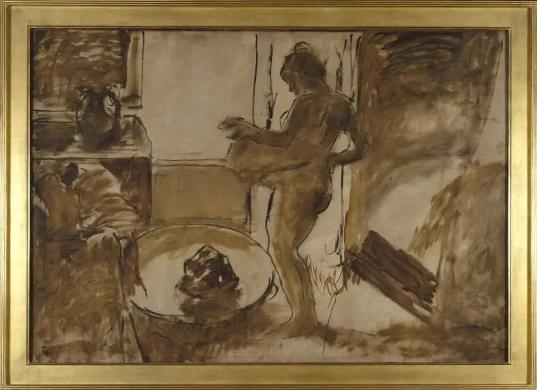 Nainen kylvyssä - Edgar Degas