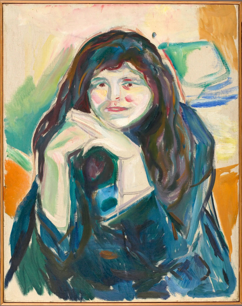 Irti päästetty hiuksinen nainen - Edvard Munch