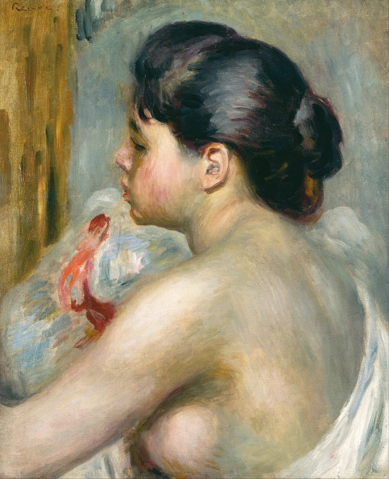 Mustahiuksinen nainen - Pierre-Auguste Renoir