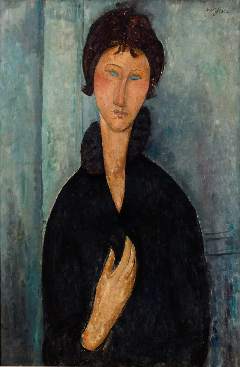 Sinisilmäinen nainen - Amedeo Modigliani