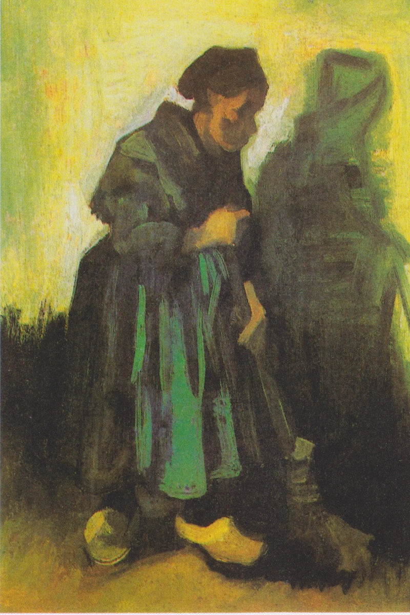 Nainen luudan kanssa - Vincent van Gogh