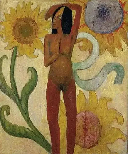 Karibialainen nainen - Paul Gauguin
