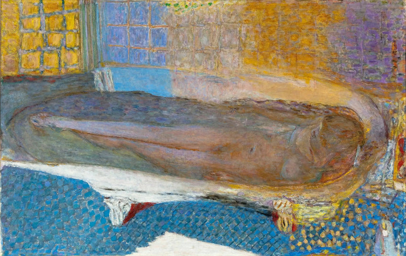Nainen kylpyammeessa, Sininen harmonia - Pierre Bonnard