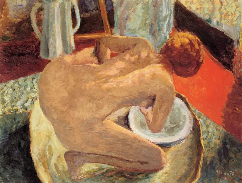 Nainen kylvyssä - Pierre Bonnard