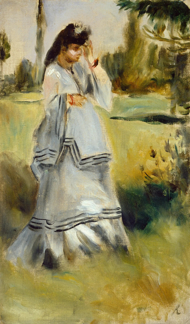 Nainen puistossa - Pierre-Auguste Renoir