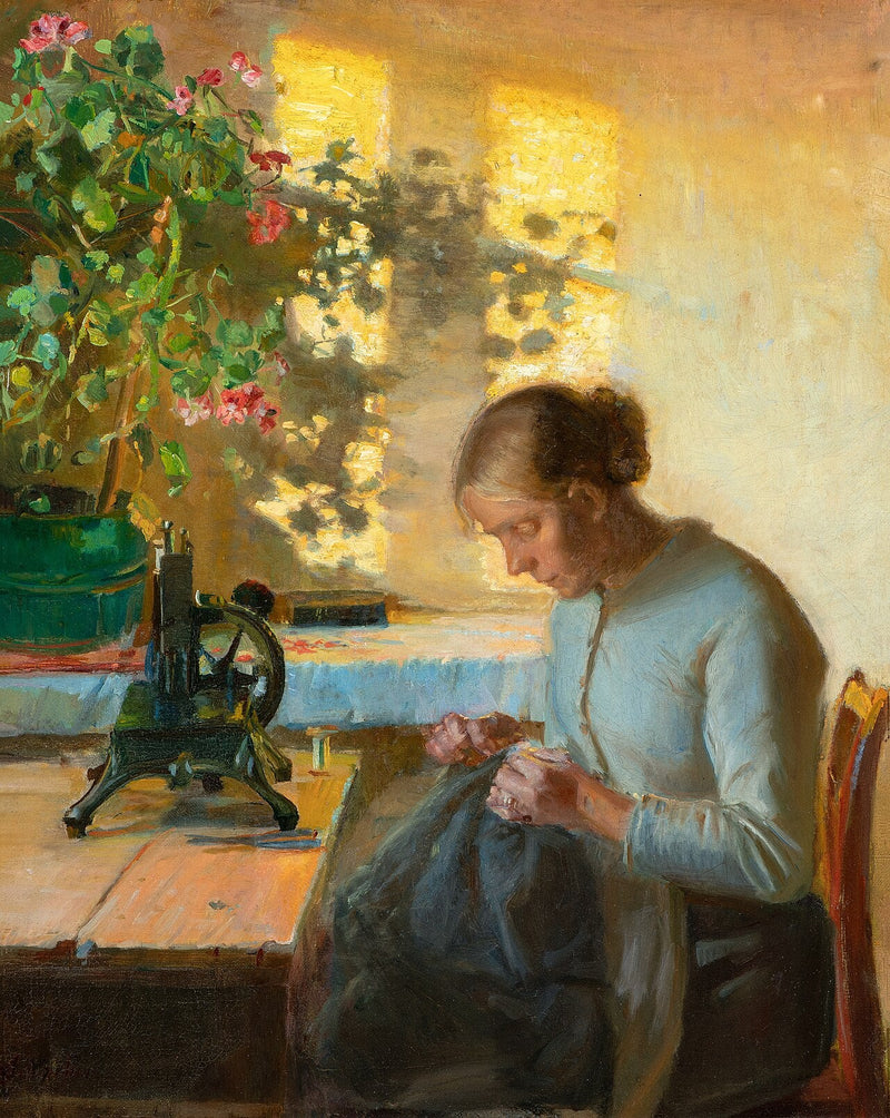 ompelija ja kalastajan vaimo - Anna Ancher