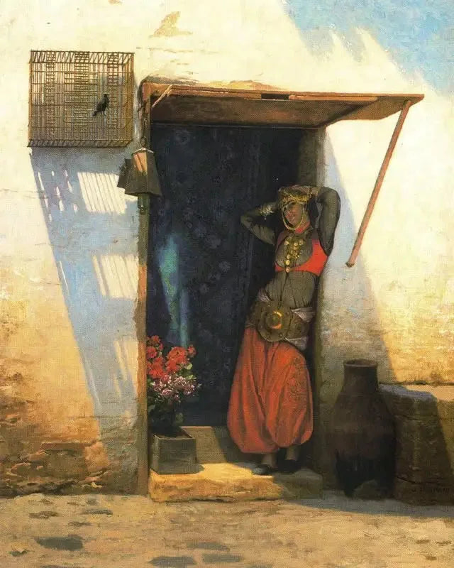 Kairon nainen ovellaan - Jean-Léon Gérôme