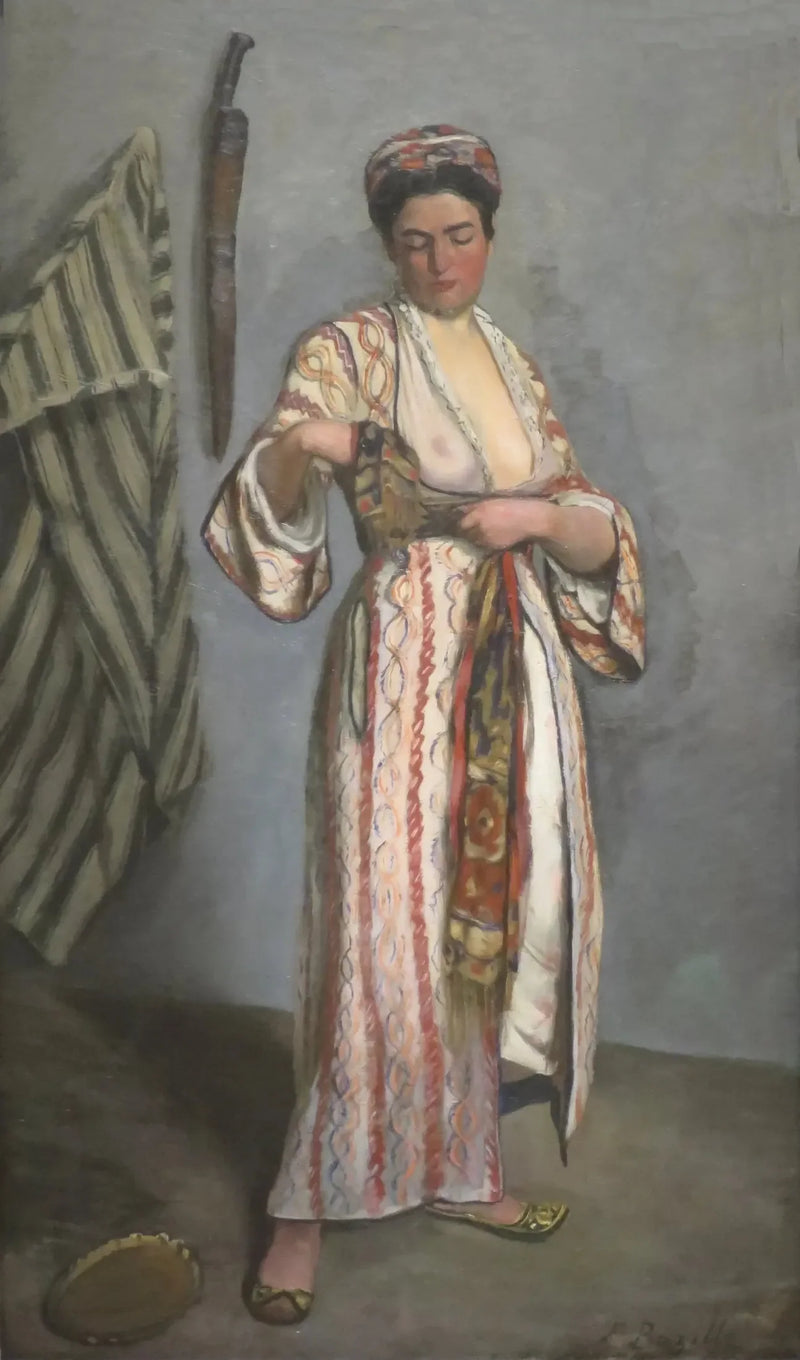 Moorilaispuvussa oleva nainen - Frédéric Bazille